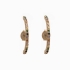 BR-00907 BRINCO EAR HOOK COM MICRO ZIRCÔNIAS COLORIDA 