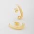 BR-01424  BRINCO EAR HOOK COM DESIGN ARREDONDADO E CURVO