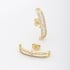 BR-01874 BRINCO EAR HOOK COM MICRO ZIRCÔNIAS 