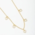 GR-00747 COLAR PENDURICALHO CORAÇÃO COM ZIRCÔNIA