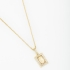 GR-00818 COLAR NOSSA SENHORA DAS GRAÇA VAZADO COM MICRO ZIRCÔNIA