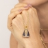 GXRN-0280 COLAR NOSSA SENHORA APARECIDA COM MICRO ZIRCÔNIAS 