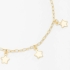 PI-00040 PULSEIRA COM PINGENTES EM FORMATO DE ESTRELA