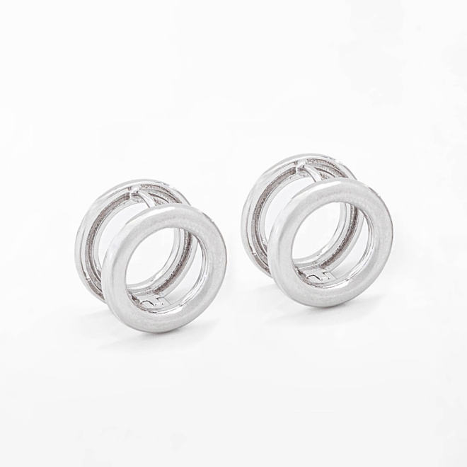 ACB-0816 ARGOLA EM FORMATO CIRCULAR DUPLO