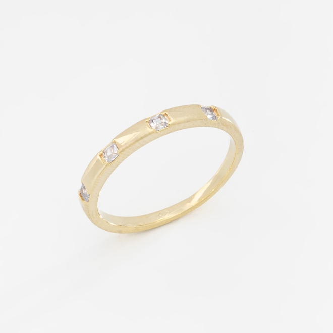 AN-01597 ANEL COM QUATRO ZIRCONIAS