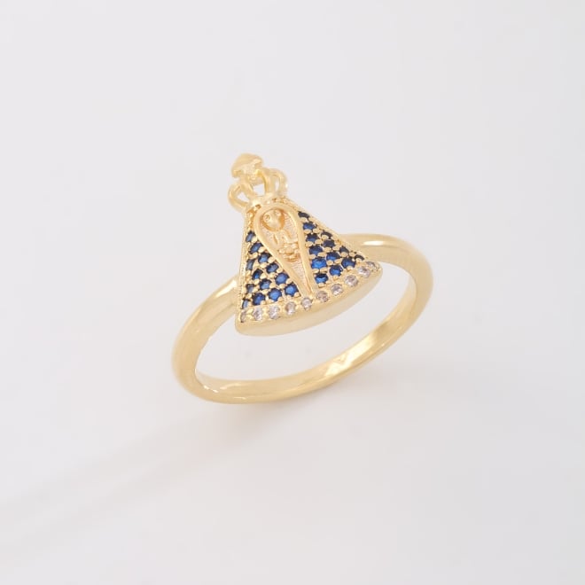AN-02009 ANEL COM DESIGN DE NOSSA SENHORA APARECIDA