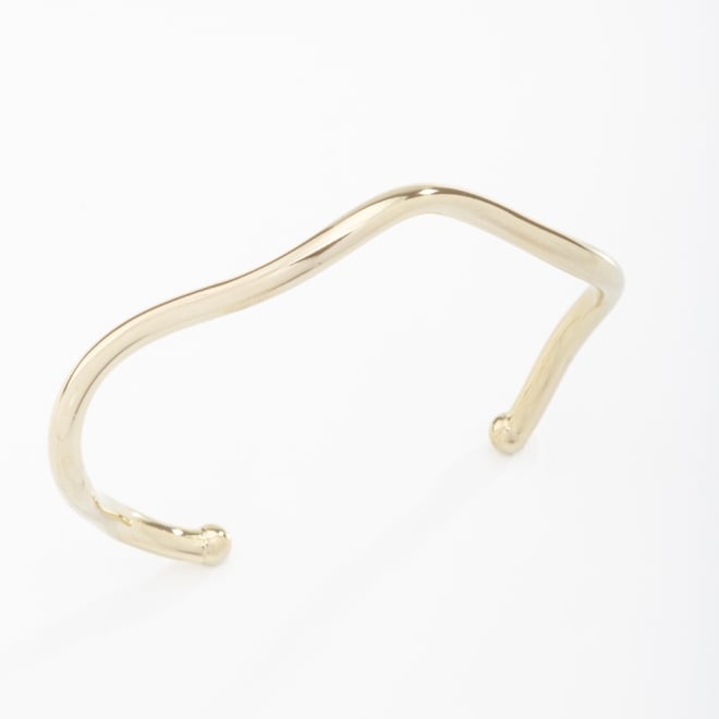 BL-00018 BRACELETE BANHADO A OURO 18K COM DESIGN ORGÂNICO