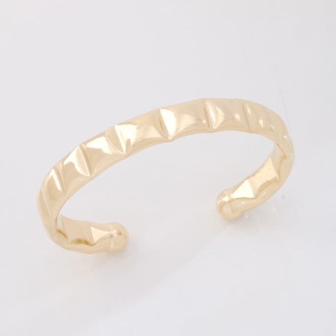 BL-00115 BRACELETE BANHADO A OURO 18K COM DESIGN ORGÂNICO