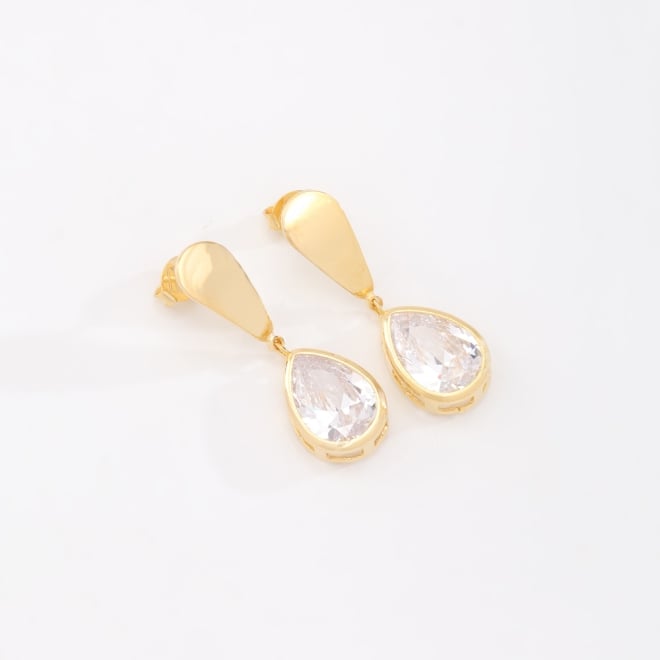 BR-00497 BRINCO  COM DESIGN PENDENTE E ZIRCÔNIA LAPIDADA