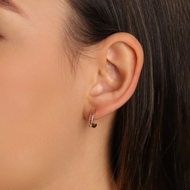 BR-00715 ARGOLA COM ZIRC&Ocirc;NIAS&nbsp;ROSAS