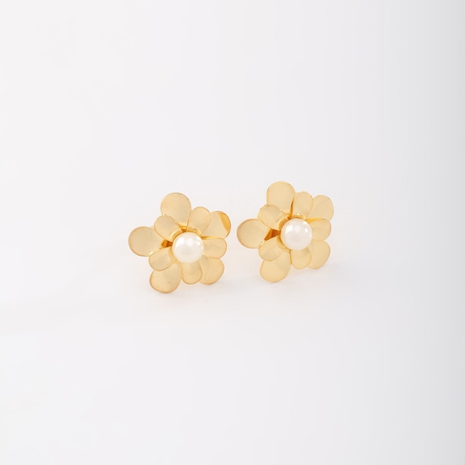 BR-01171-BRINCO FLOR COM PÉROLA