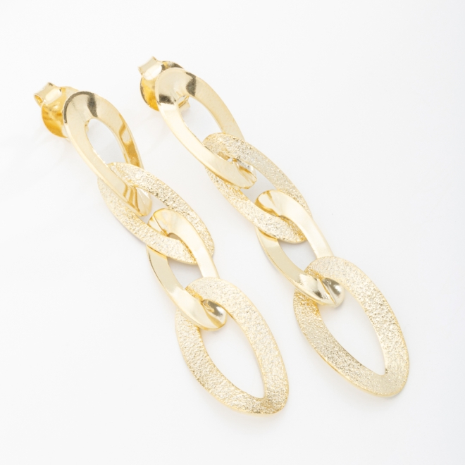 BR-01558 BRINCO LONGO COM ELOS INTERLIGADOS E TEXTURADO
