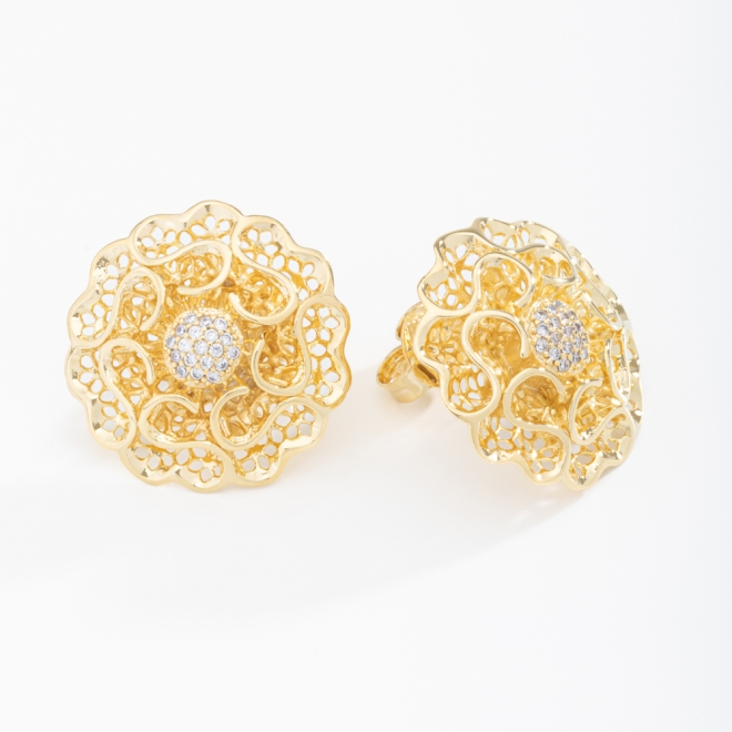 BR-01751 BRINCO COM DESIGN FLORAL VAZADO