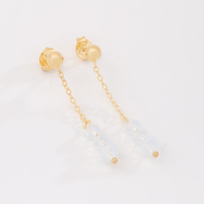 BR-03047 BRINCO BANHADO A OURO 18K EM MODELO PENDENTE COM ESFERA LISA