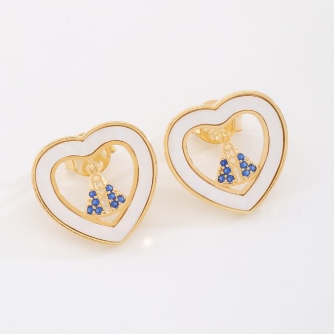 BR-03179 BRINCO DE CORAÇÃO COM DETALHE EM NOSSA SENHORA APARECIDA
