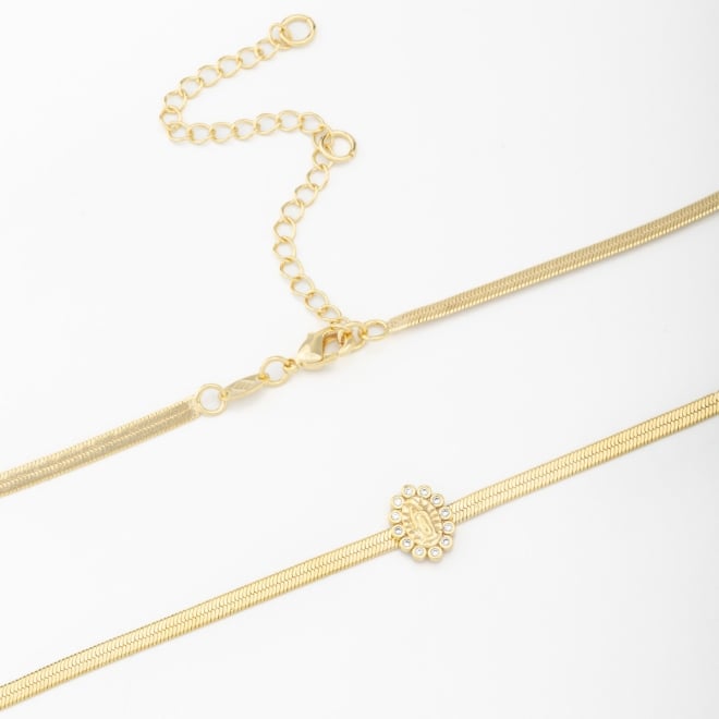 CH-0146 CHOCKER COM PINGENTE CENTRAL DE NOSSA SENHORA