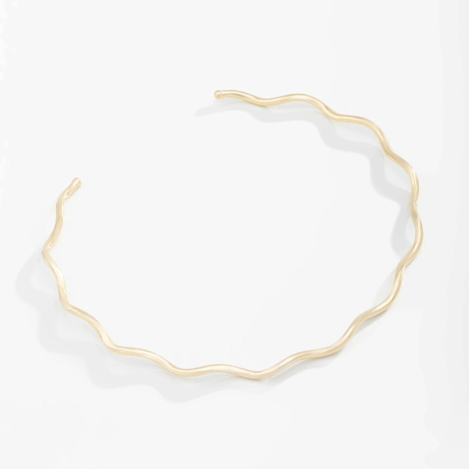 CH-0170 CHOKER COM FORMATO ONDULADO