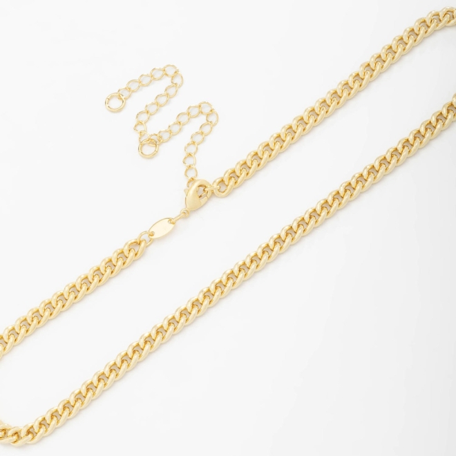 CH-0187 COLAR COM ELO DUPLO E DETALHE AJUSTÁVEL
