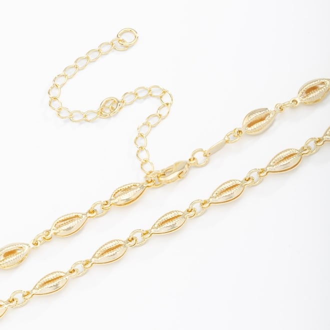 CH-0214 CHOCKER COM PINGENTES DE BÚZIOS CONTÍNUOS