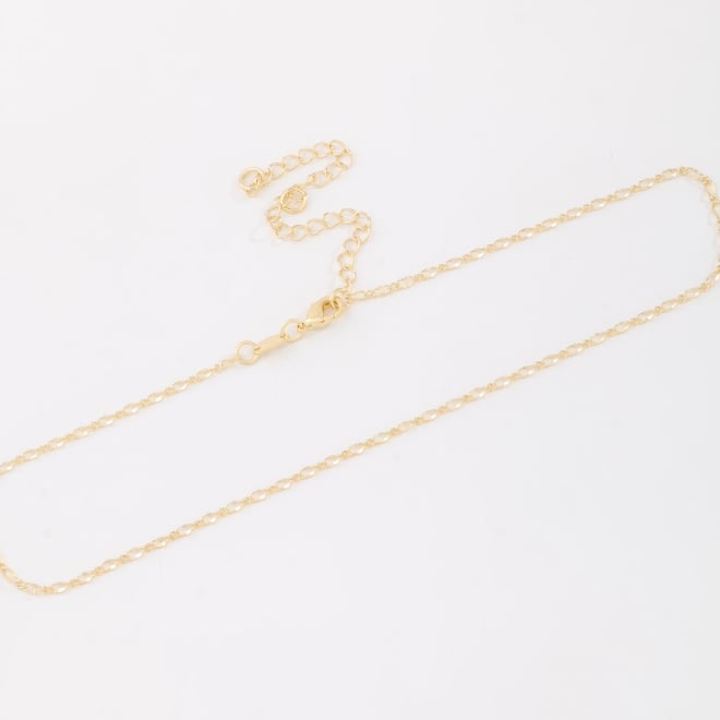 CH-0371 CHOKER COM CORRENTE DELICADA E ELOS INTERCALADOS