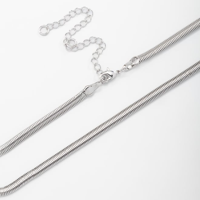 CHB-0018 CHOKER BANHADA A RÓDIO COM CORRENTE MODELO MALHA LISA