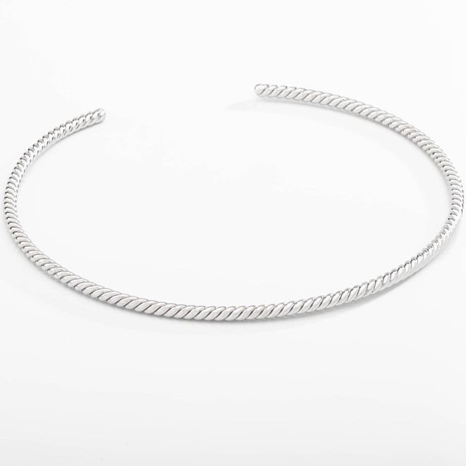 CHB-0272 CHOKER ARO BANHADA A RÓDIO COM DESIGN TORCIDO
