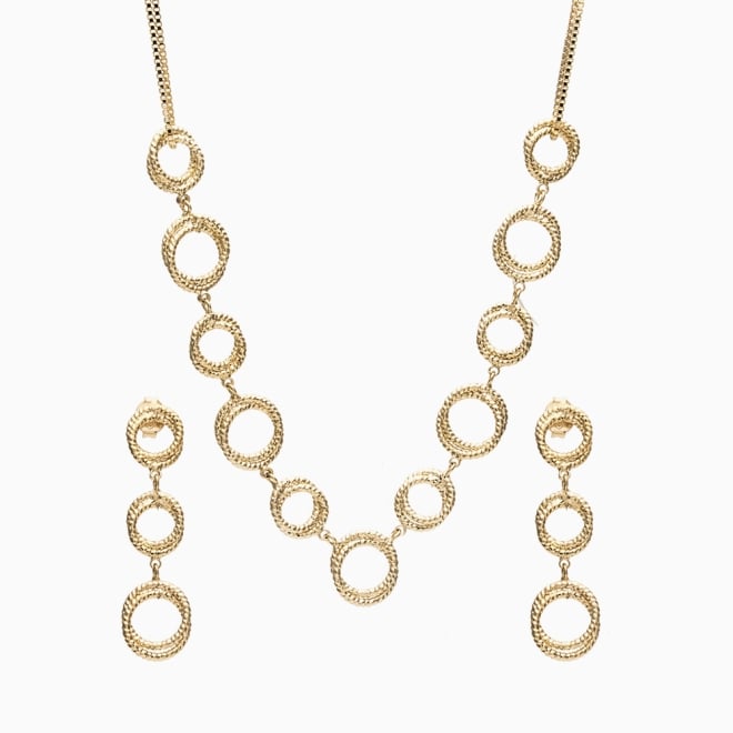 CJ-00092 CONJUNTO ARGOLA TRABALHADA