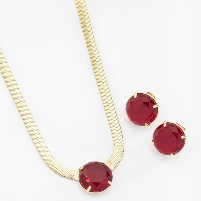 CJ-00274 CONJUNTO FITA COM PEDRAS REDONDAS