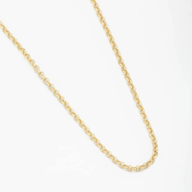 CR-00027 COLAR BANHADO A OURO 18K COM CORRENTE ELO PORTUGUÊS
