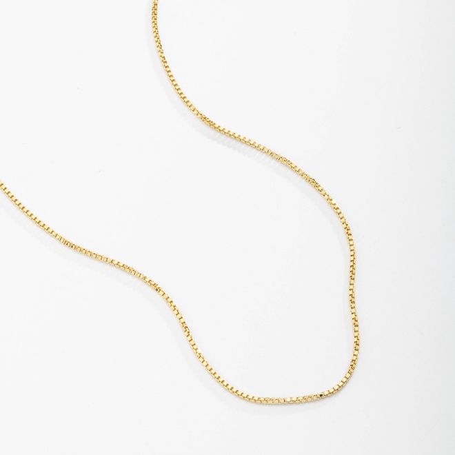 CR-00092 CORRENTE BANHADA A OURO 18K TIPO VENEZIANA - 1.0 