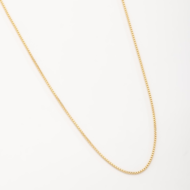 CR-00094 CORRENTE BANHADA A OURO 18K TIPO VENEZIANA - 0.80