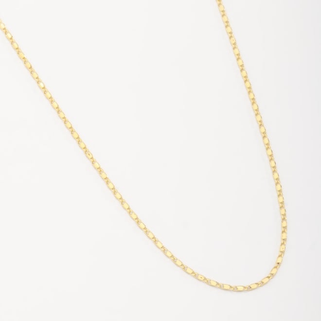 CR-00168 CORRENTE BANHADA A OURO 18K COM MALHA PIASTRINI