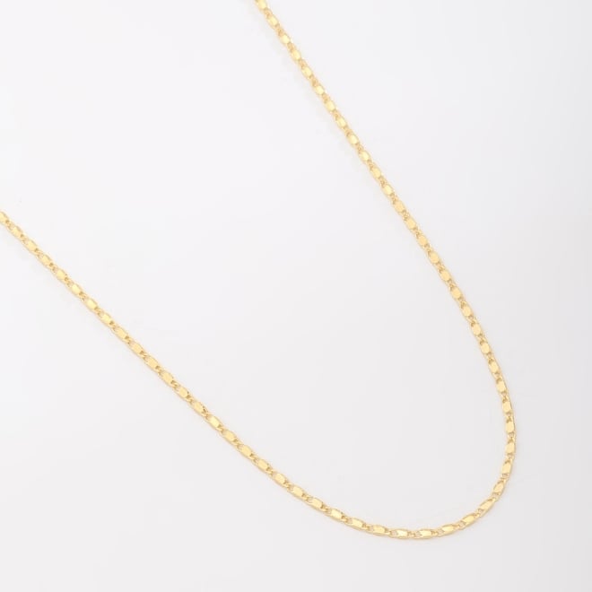CR-00169 CORRENTE BANHADA A OURO 18K COM MALHA PIASTRINI