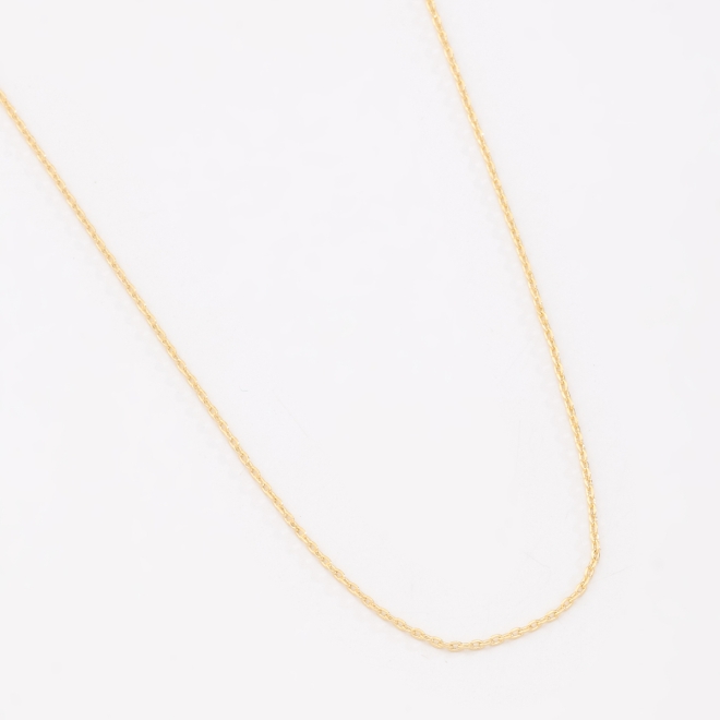 CR-00217 COLAR BANHADO A OURO 18K COM CORRENTE DELICADA DE ELOS FINOS