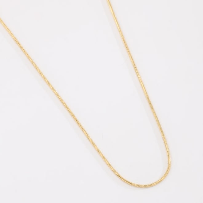 CR-00312 CORRENTE BANHADO A OURO 18K COM ESTILO FITA LAMINADA