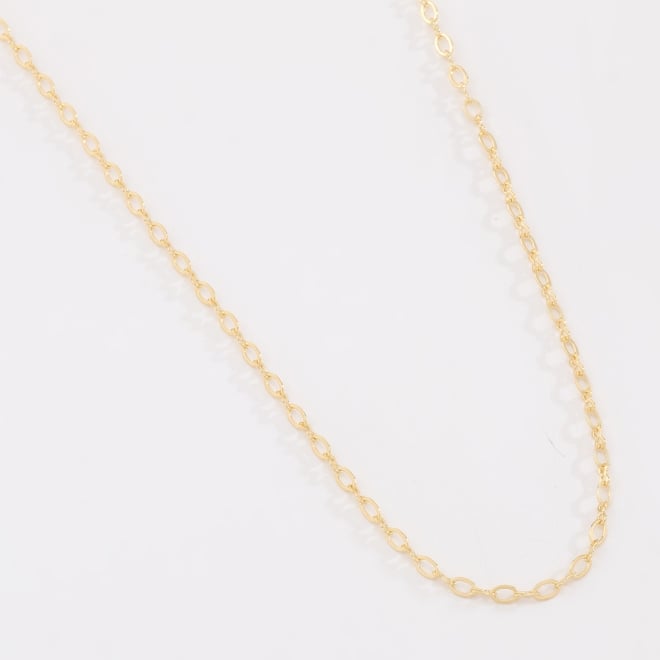 CR-00317 CORRENTE BANHADO A OURO 18K COM ELOS ALONGADOS