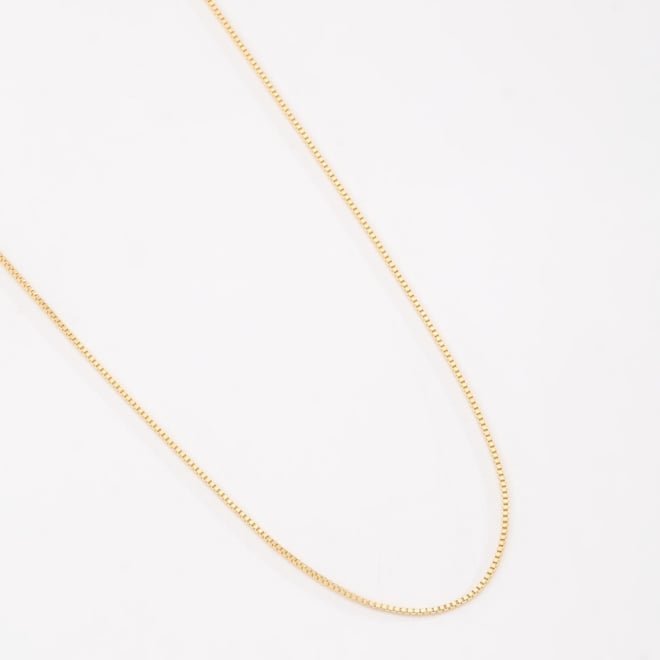 CR-00384 CORRENTE BANHADA A OURO 18K VENEZIANA