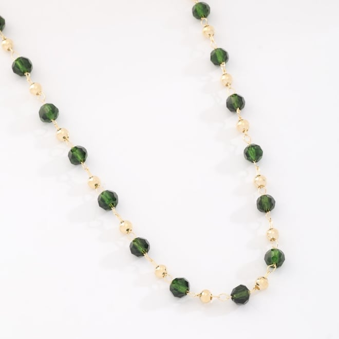 GI-00114 COLAR BANHADO A OURO 18K COM CRISTAIS COLORIDOS COM VARIAÇÕES DE CORES
