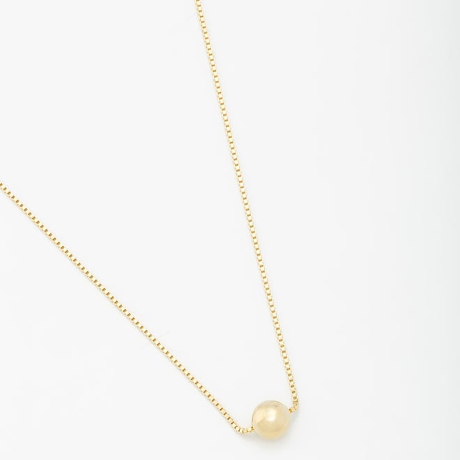 GR-00024 COLAR BANHADO A OURO 18K COM CORRENTE VENEZIANA E ESFERA CENTRAL