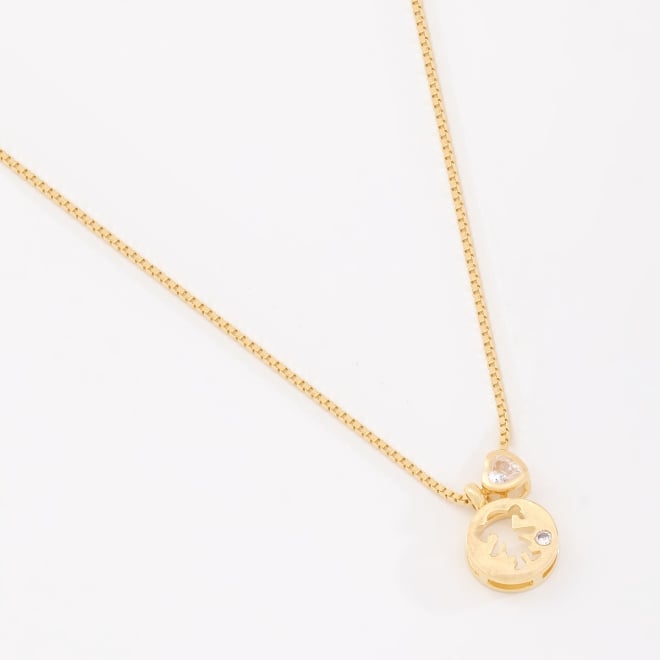 GR-01299-COLAR BANHADO A OURO 18K COM PINGENTE DE MENINA