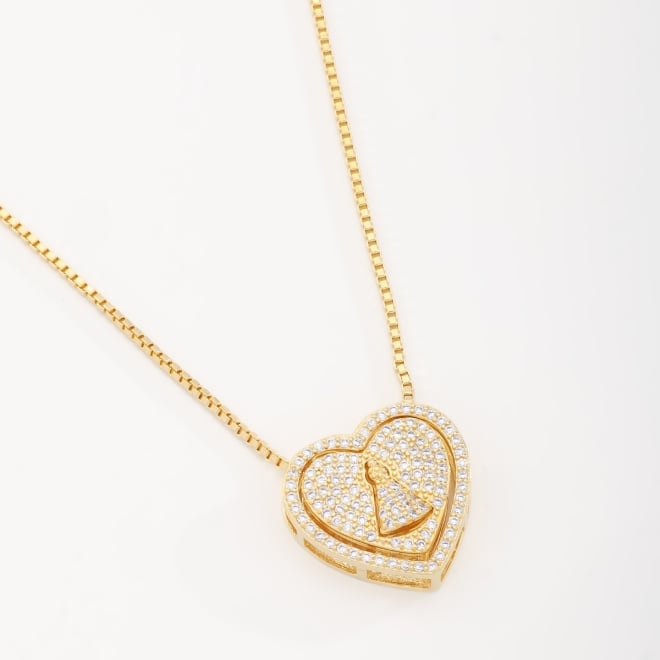 GR-01424 COLAR DE CORAÇÃO E DETALHE DE NOSSA SENHORA APARECIDA