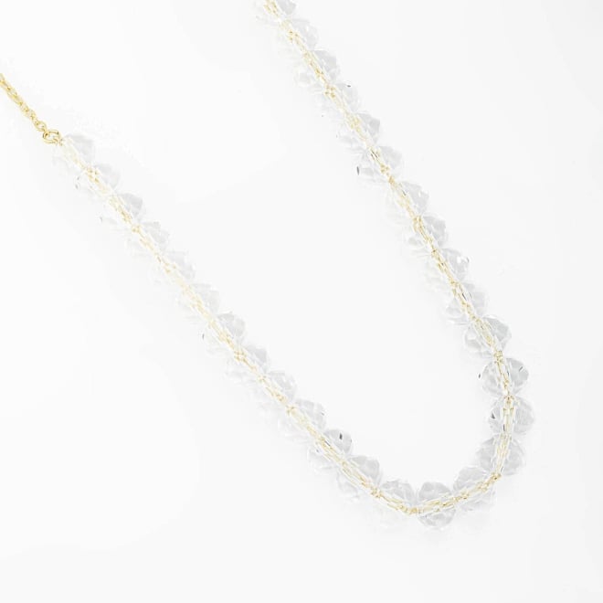 GR-01706 COLAR COM DETALHES EM CRISTAIS LAPIDADOS