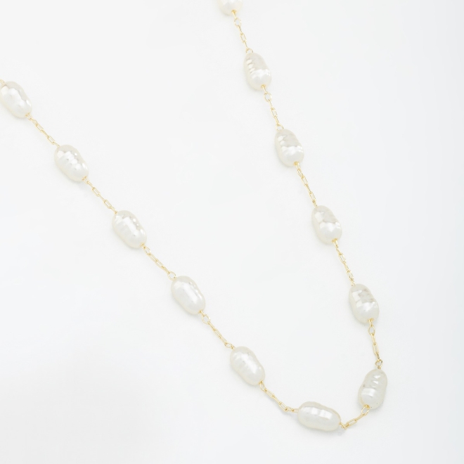 GR-01713 COLAR COM PÉROLAS BARROCAS