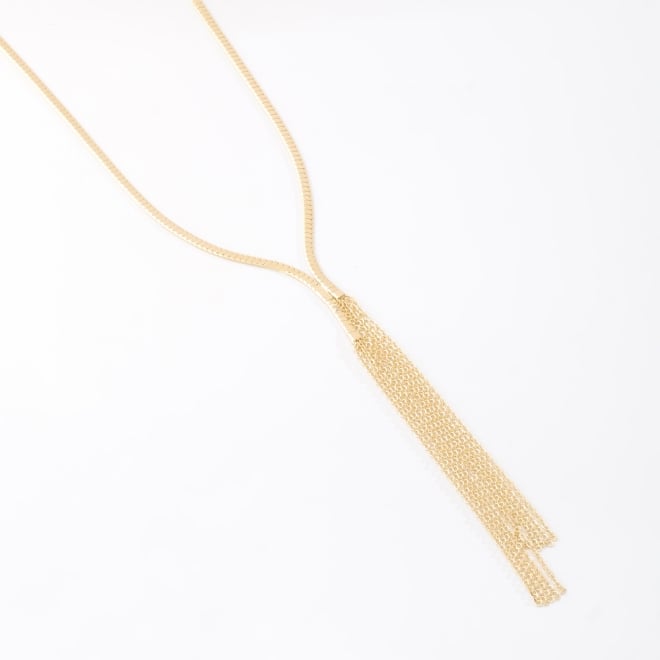 GR-02152 COLAR BANHADO A OURO 18K COM PINGENTE EM FRANJAS