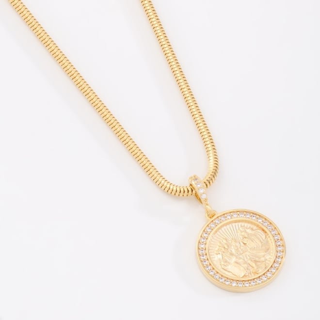 GX-0089 GARGANTILHA BANHADA A OURO 18K COM CORRENTE ESTILO FITA LAMINADA
