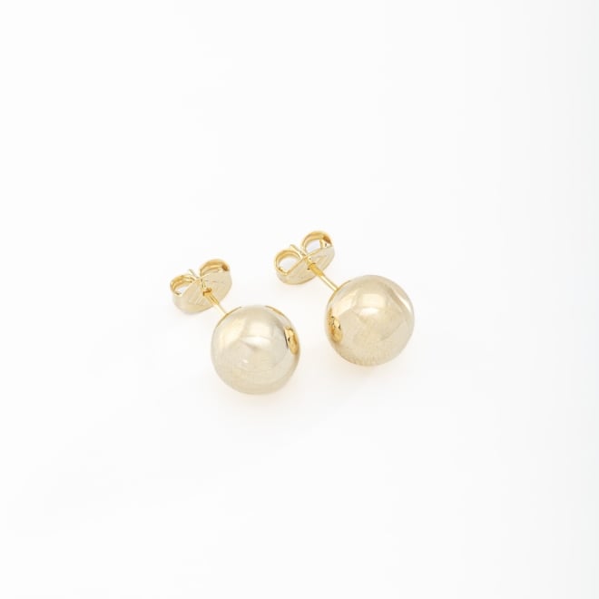 KBF-0004 KIT COM 10 PARES DE BRINCOS BANHADOS A OURO 18K COM DESIGN EM ESFERAS