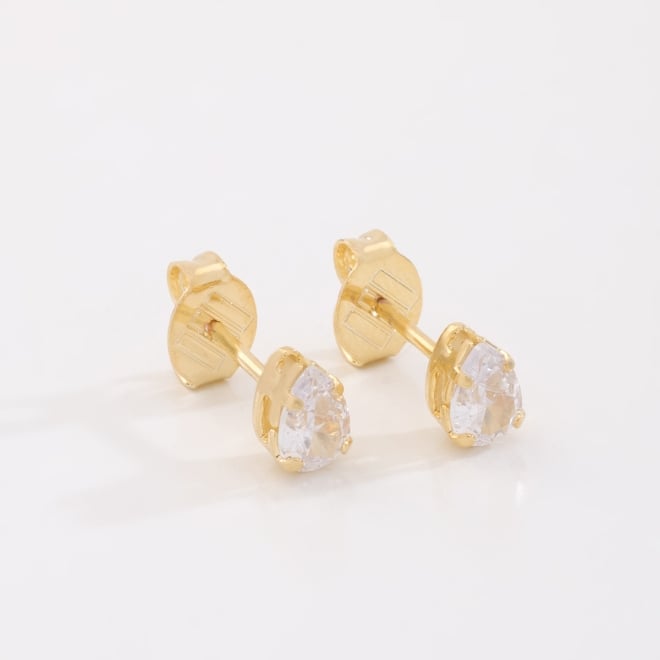 KBF-0042 KIT COM 10 PARES DE BRINCOS BANHADOS A OURO 18K COM ZIRCÔNIA