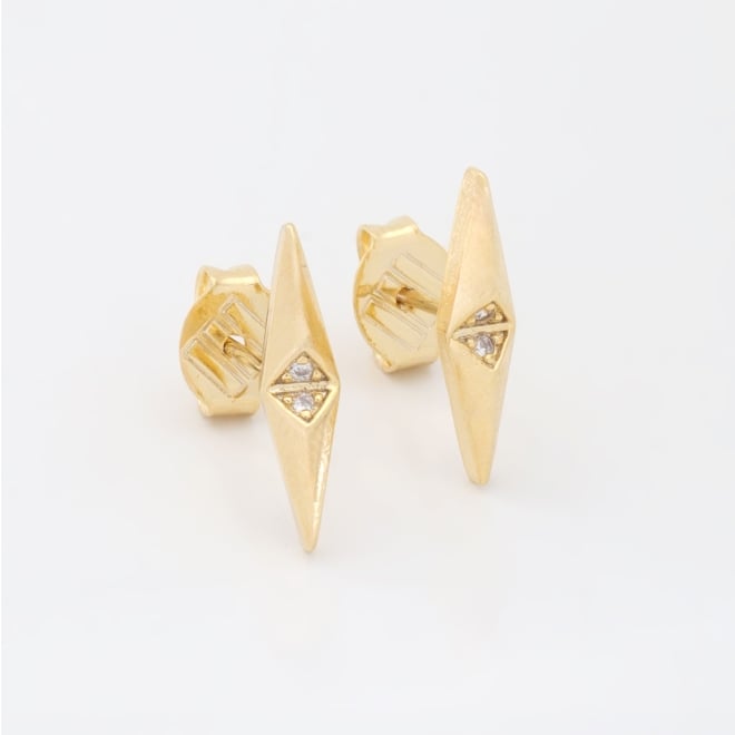 OUTB-00705 BRINCO BANHADO A OURO 18K COM DESIGN GEOMÉTRICO
