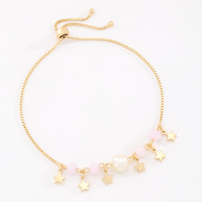 OUTP-2810 PULSEIRA COM PINGENTES DE ESTRELAS