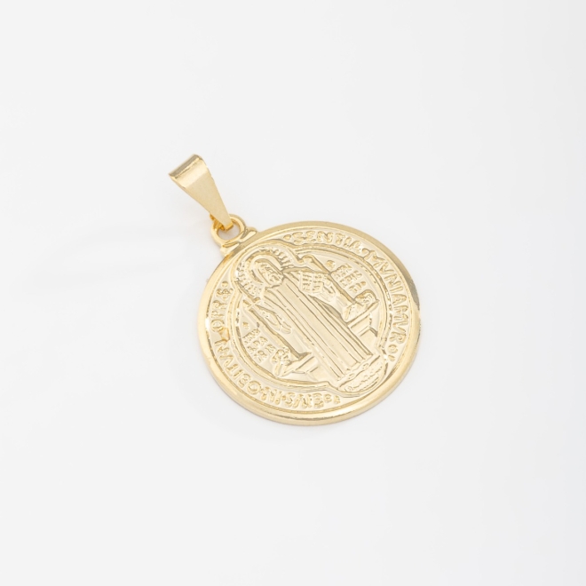 PG-00004 PINGENTE COM MEDALHA DE SÃO BENTO
